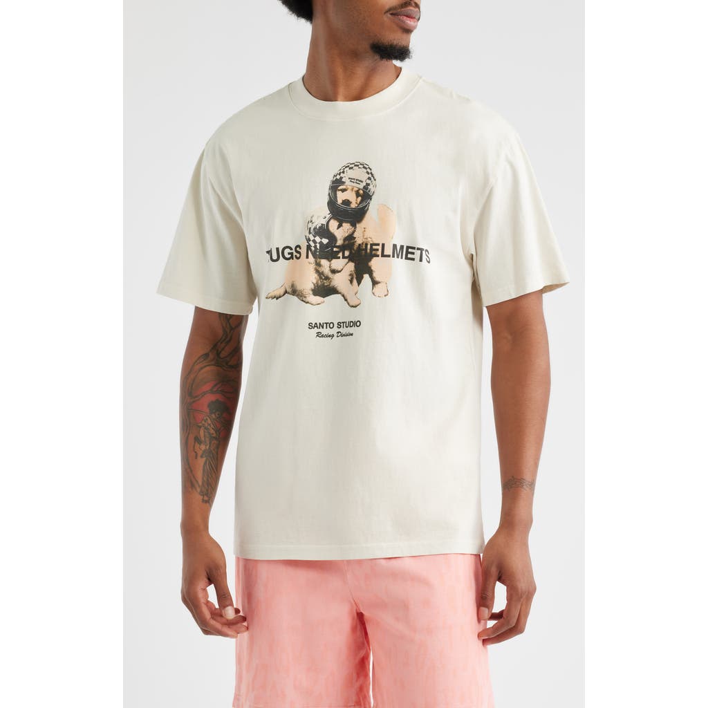 Santo Studio Thugs Need Helmets Graphic T-shirt