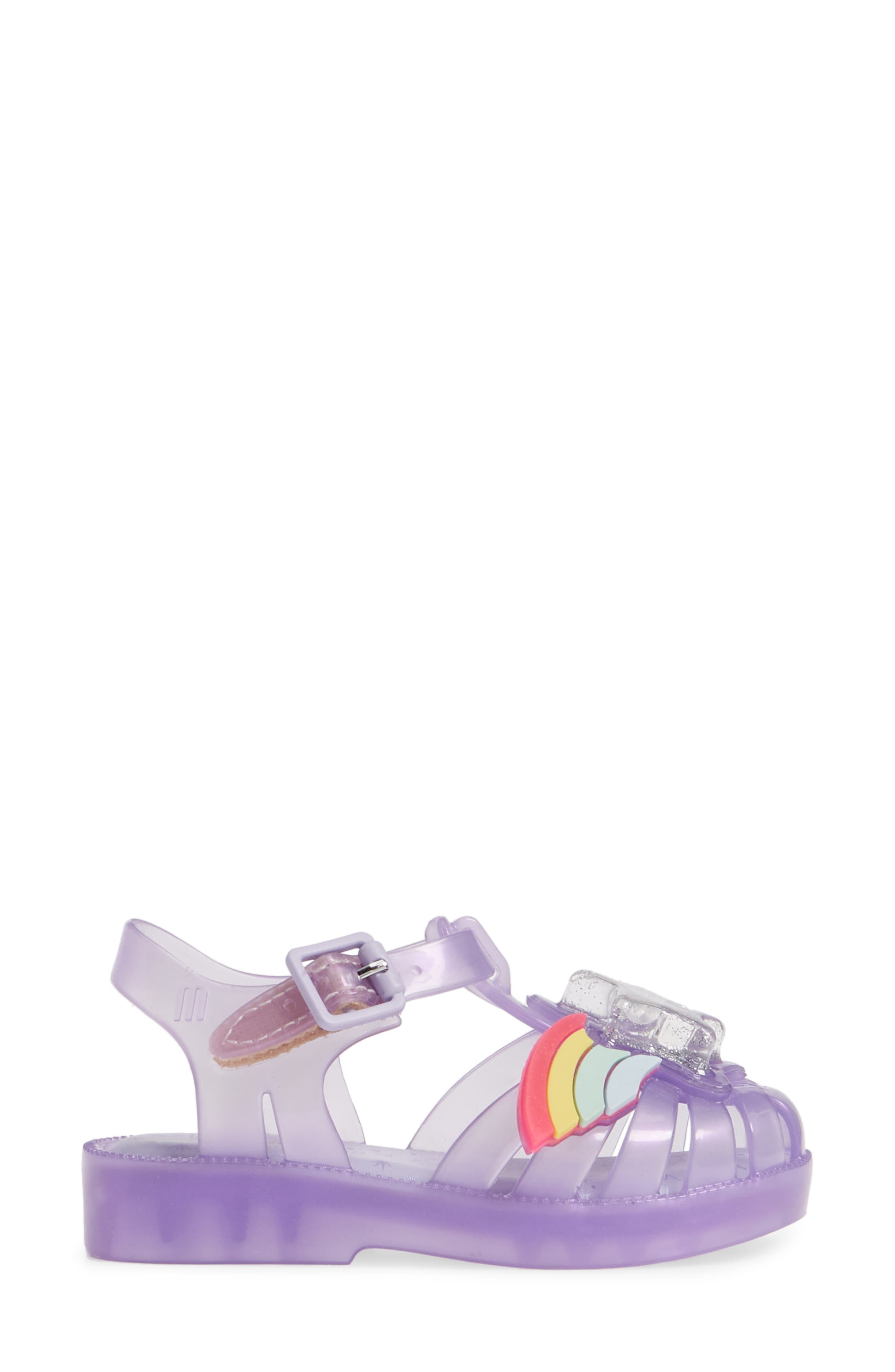 Mini Melissa Possession II Glitter Sandal, Alternate, color, 