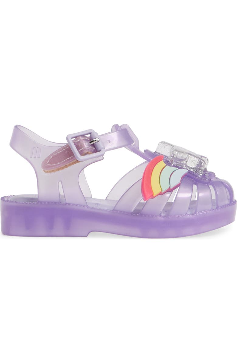 Mini Melissa Possession II Glitter Sandal, Alternate, color,