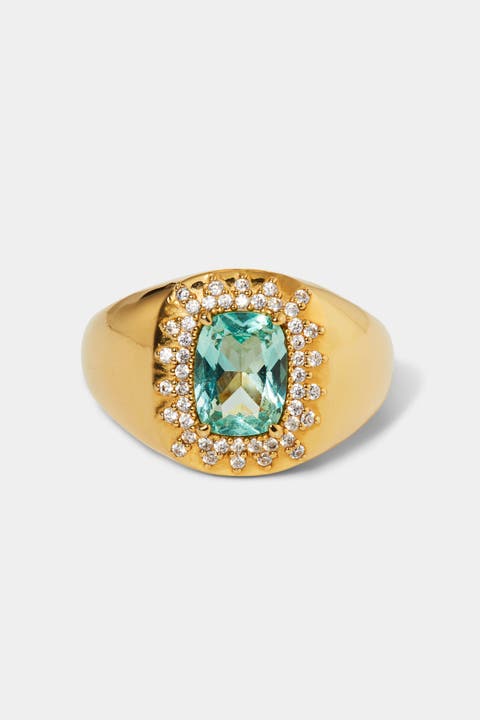 Cabarete Mint Signet Ring