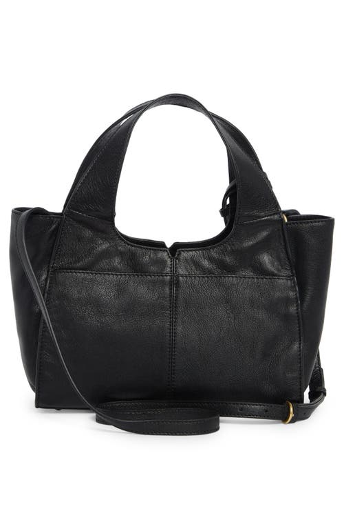 Vince Camuto Aleah Leather Satchel In Black
