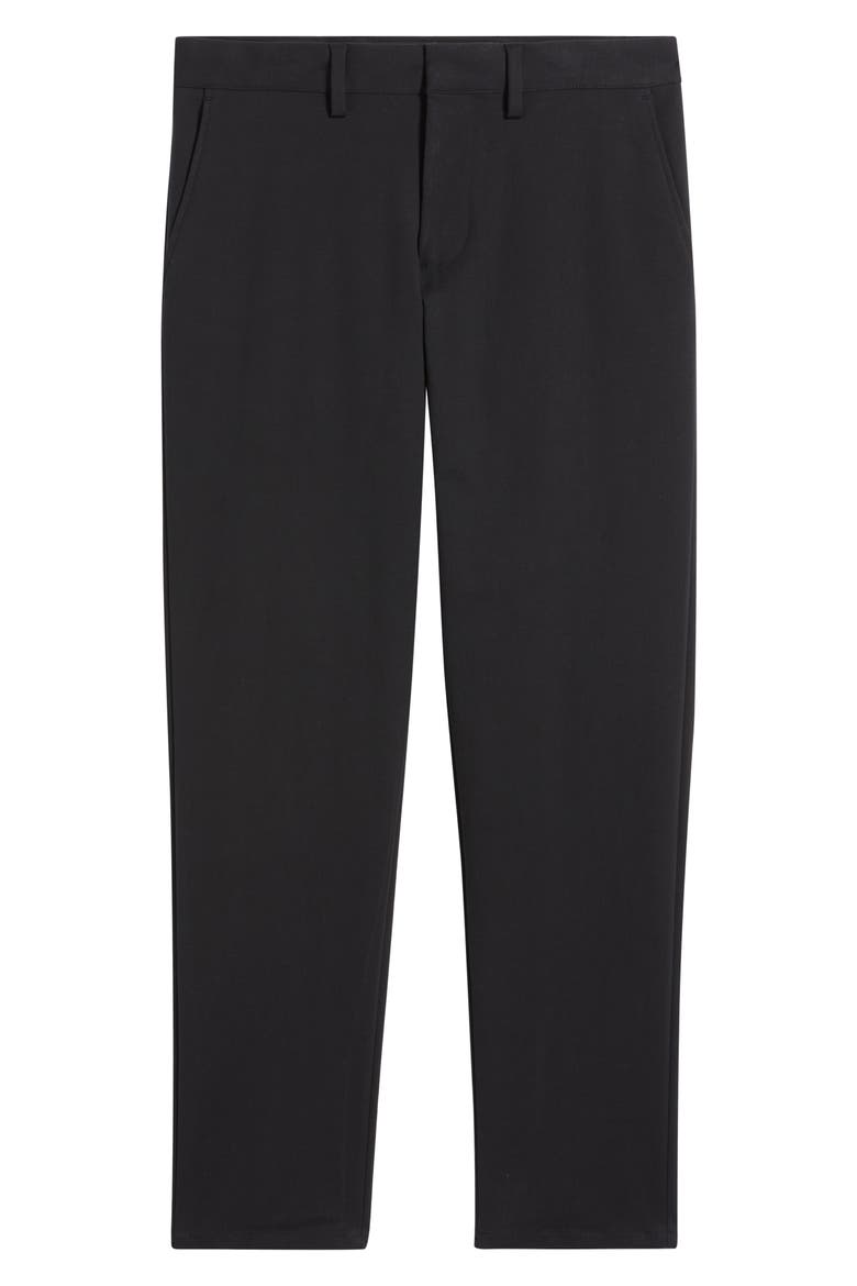 Slim Fit Stretch Cotton Chinos, Alternate, color, BLACK