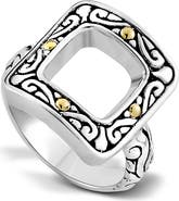 SAMUEL B. Square Open Ring
