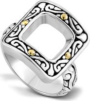 SAMUEL B. Square Open Ring
