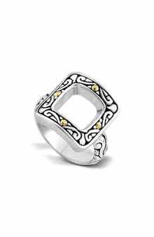 SAMUEL B. Square Open Ring