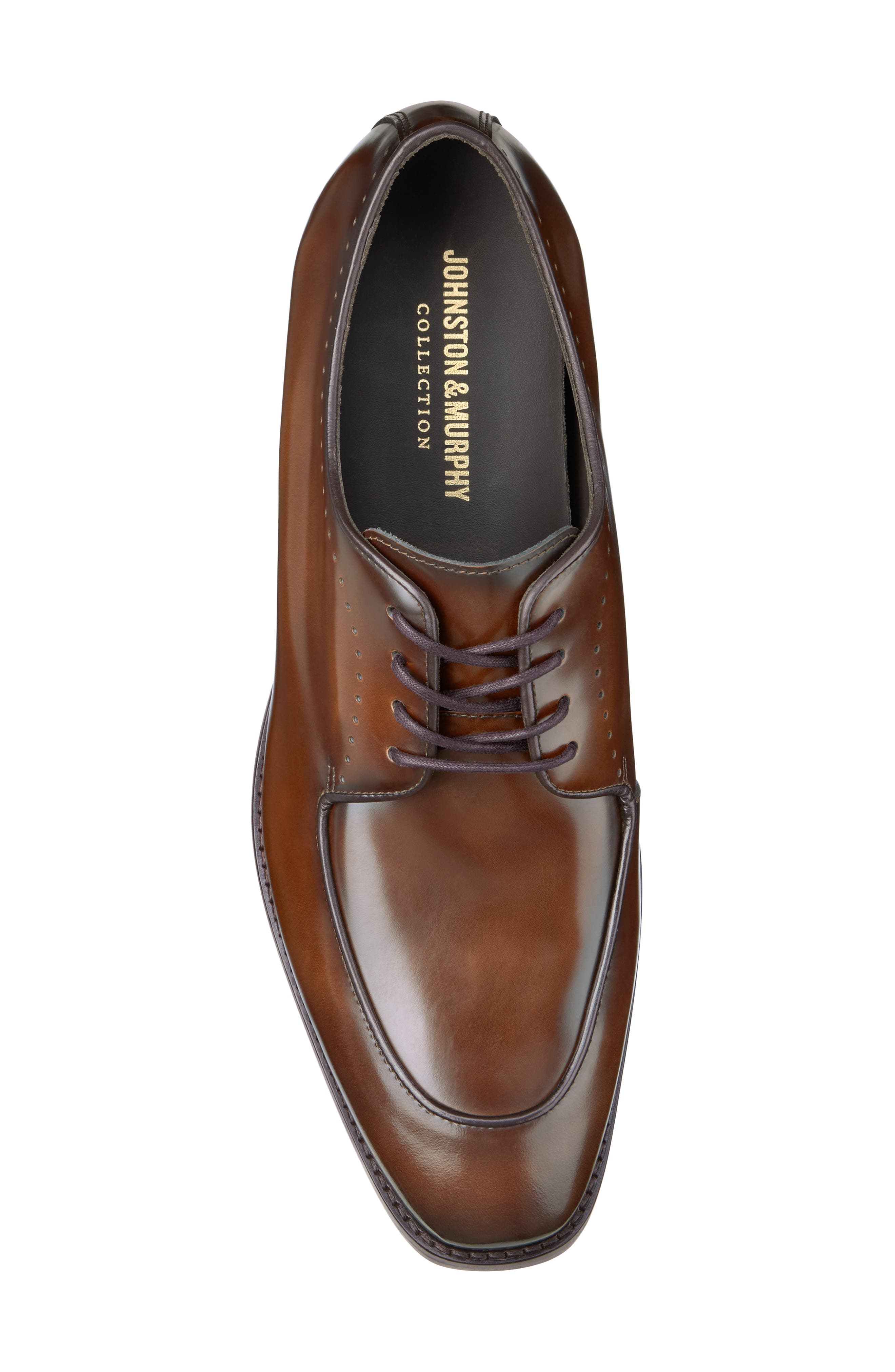 Arrister Moc Toe Derby, Alternate, color, TAN ITALIAN FULL GRAIN