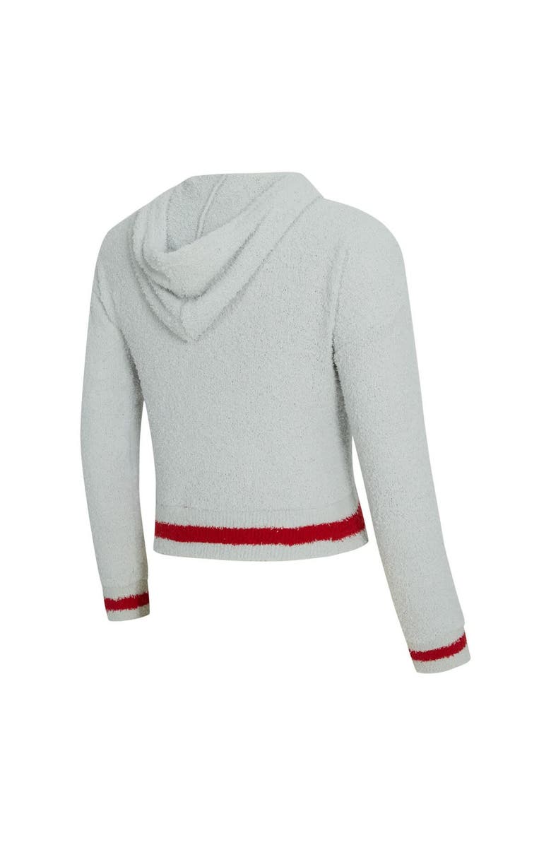 CONCEPTS SPORT Women's Concepts Sport Gray/Red Georgia Bulldogs Whitley Long Sleeve Hoodie Top & Shorts Set, Alternate, color, Gray