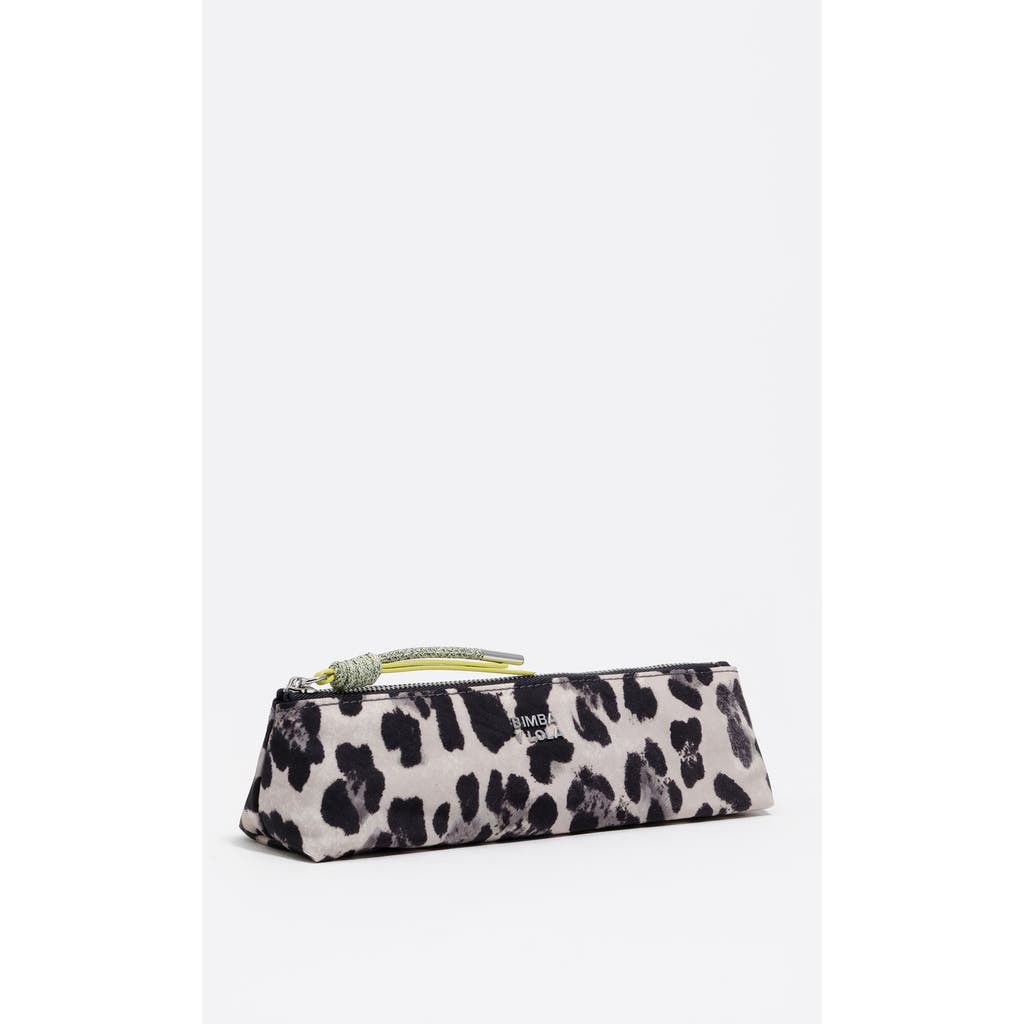 Bimba Y Lola Gray Leopard Print Nylon Case