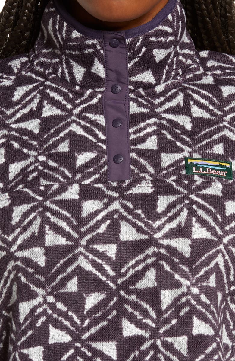 L.L.Bean Pattern Sweater Fleece, Alternate, color, 