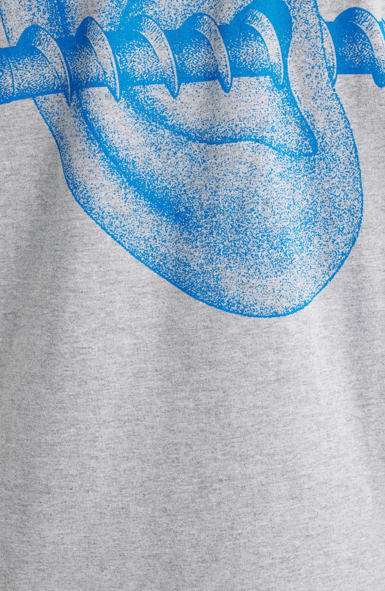 Obey Records Ear Cotton Graphic T-Shirt, Alternate, color, Heather Grey