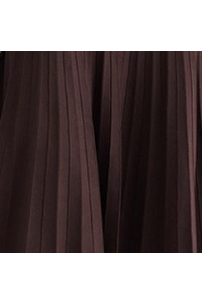 Althena Off Shoulder Knitted Dress, Alternate, color, Chocolate