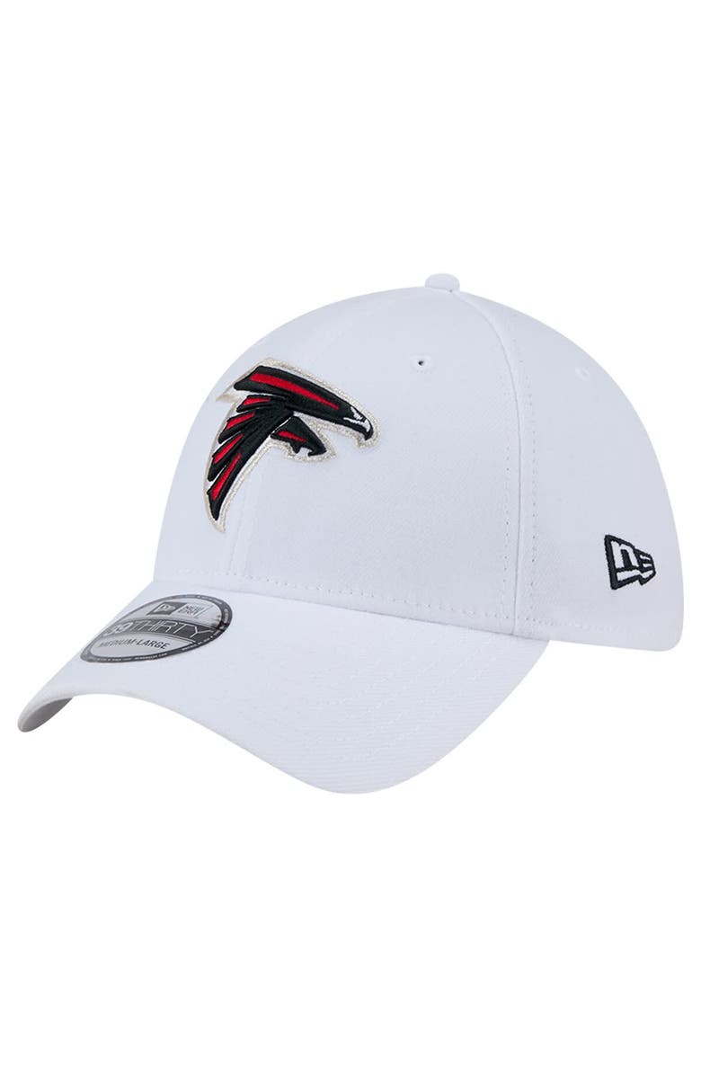 New Era Men's New Era White Atlanta Falcons Main 39THIRTY Flex Hat, Main, color, White