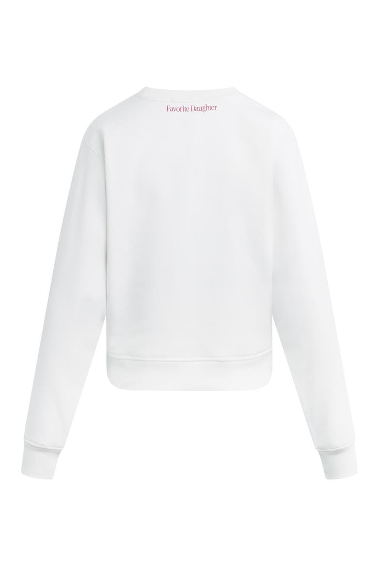 Favorite Aunt Graphic Sweatshirt, Alternate, color, SUGAR/ TRUE RED
