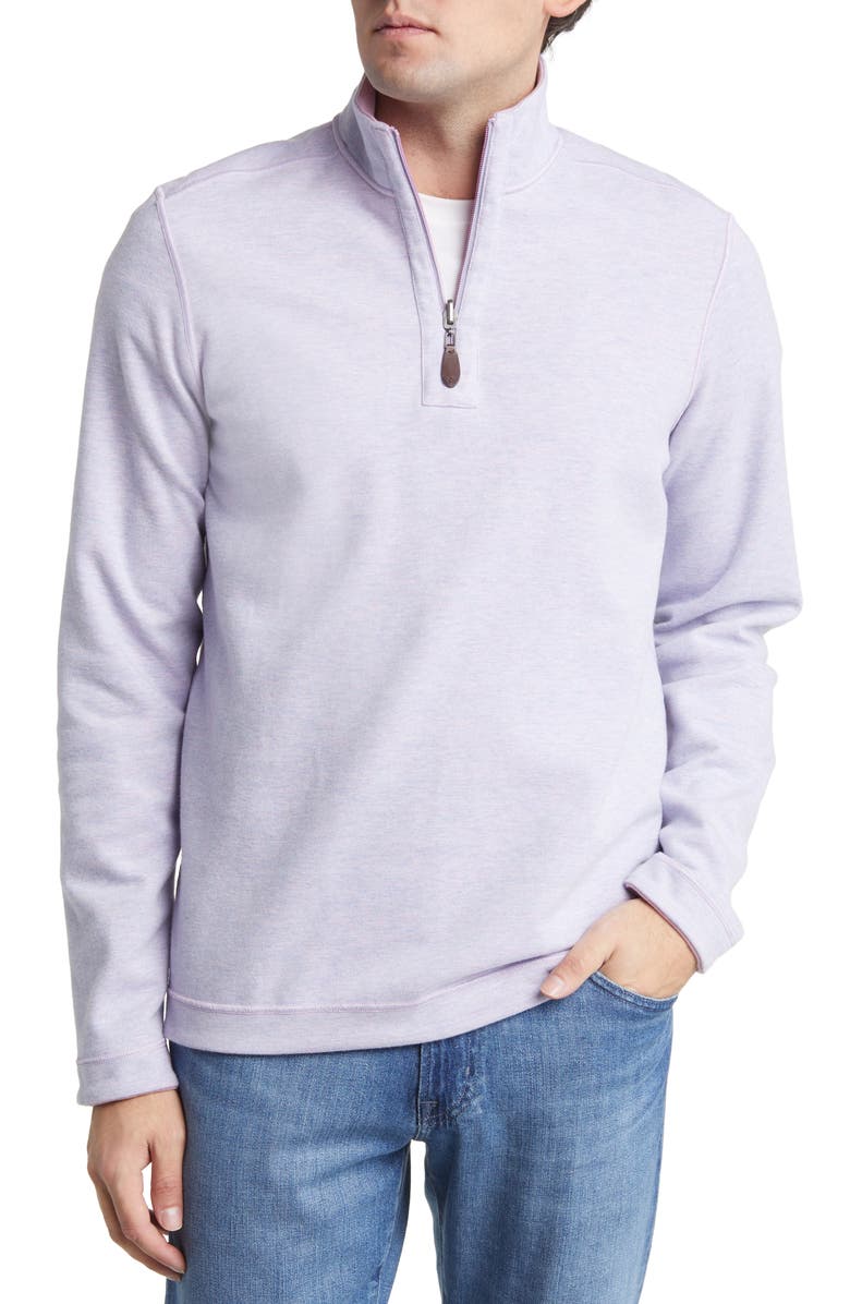 Johnston & Murphy Reversible Quarter Zip Pullover, Alternate, color,