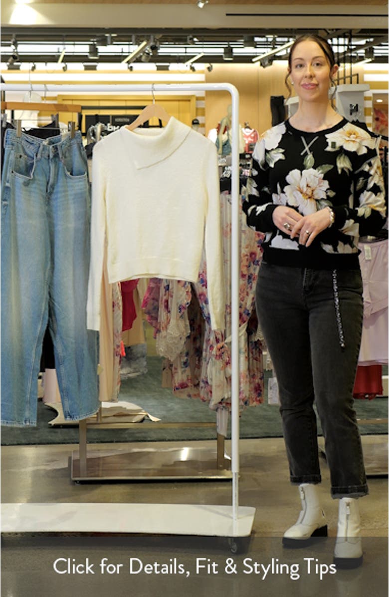 Split Turtleneck Sweater, sales video thumbnail