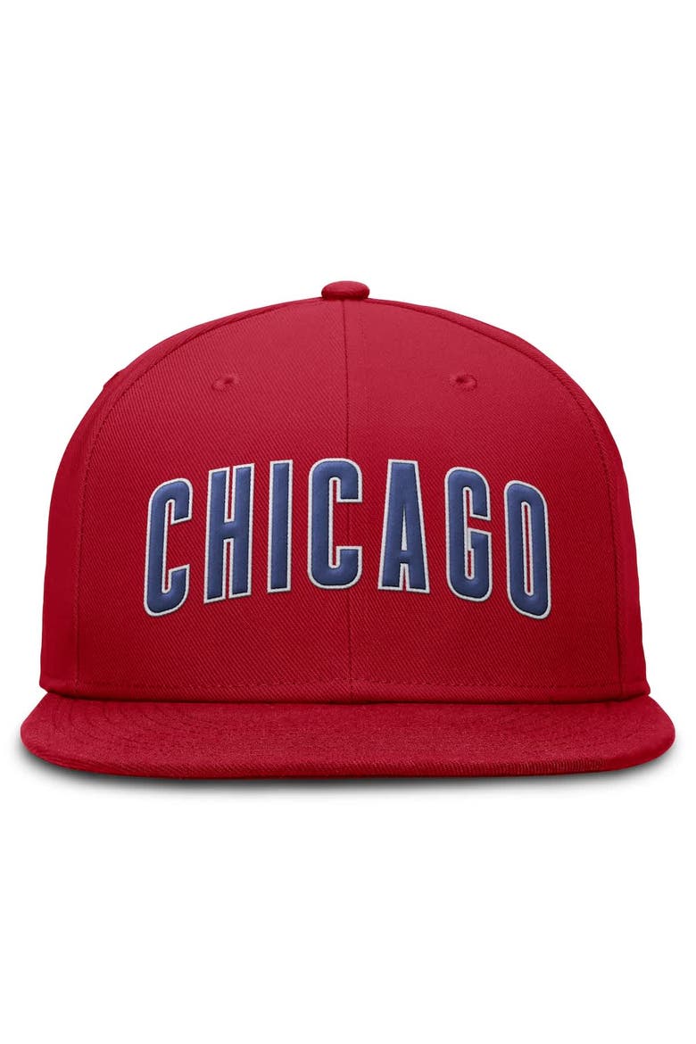 Men's Nike Red Chicago Cubs True Performance Fitted Hat, Alternate, color, Red