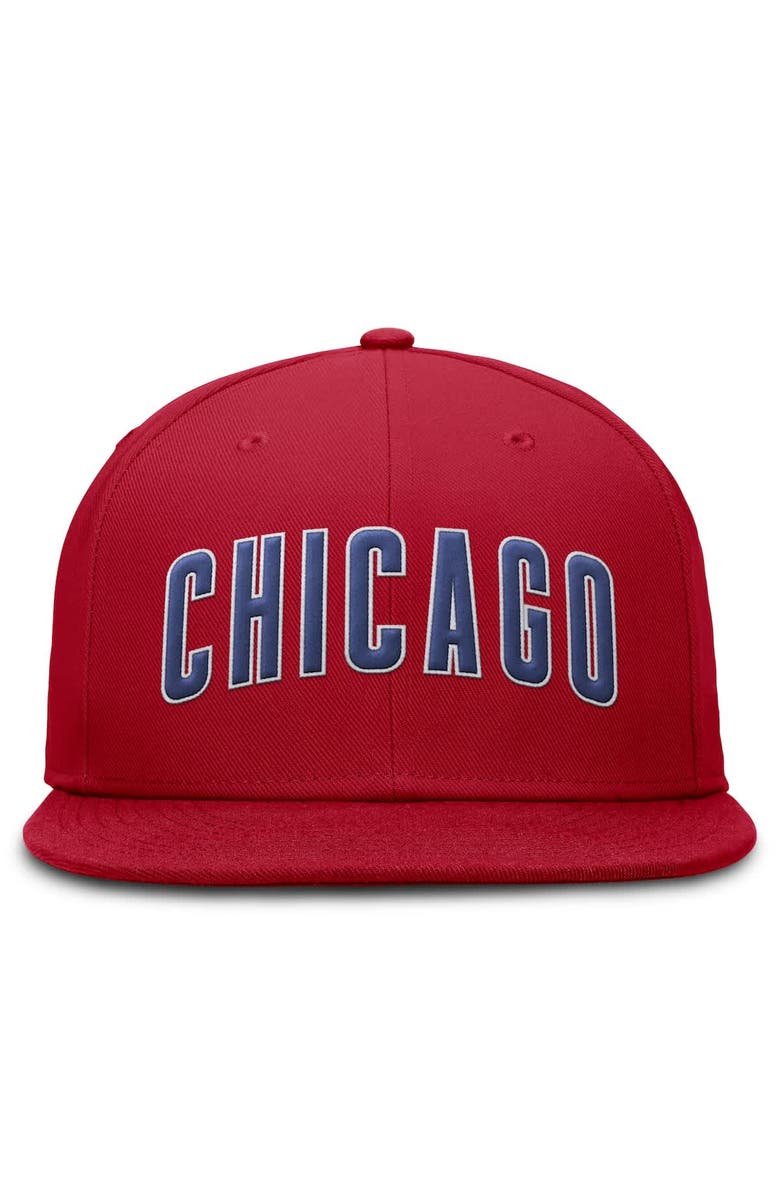 Nike Men's Nike Red Chicago Cubs True Performance Fitted Hat, Alternate, color, Red