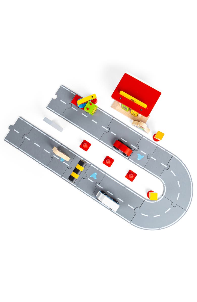 Bigjigs Rail Roadway Accessory Pack, Alternate, color, Grey