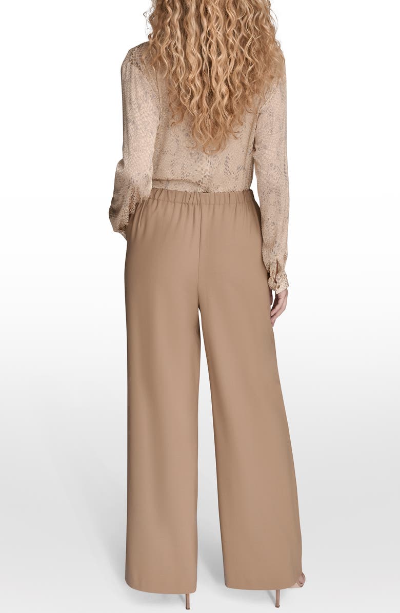 Donna Karan New York Wide Leg Pants, Alternate, color, Heather Nolit
