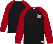 Mitchell & Ness Men's Mitchell & Ness Black Oklahoma Sooners Legendary Slub Raglan Long Sleeve T-Shirt