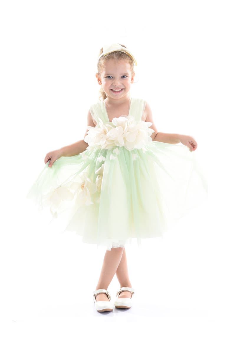 Tulleen Kyra Dress, Main, color, Green