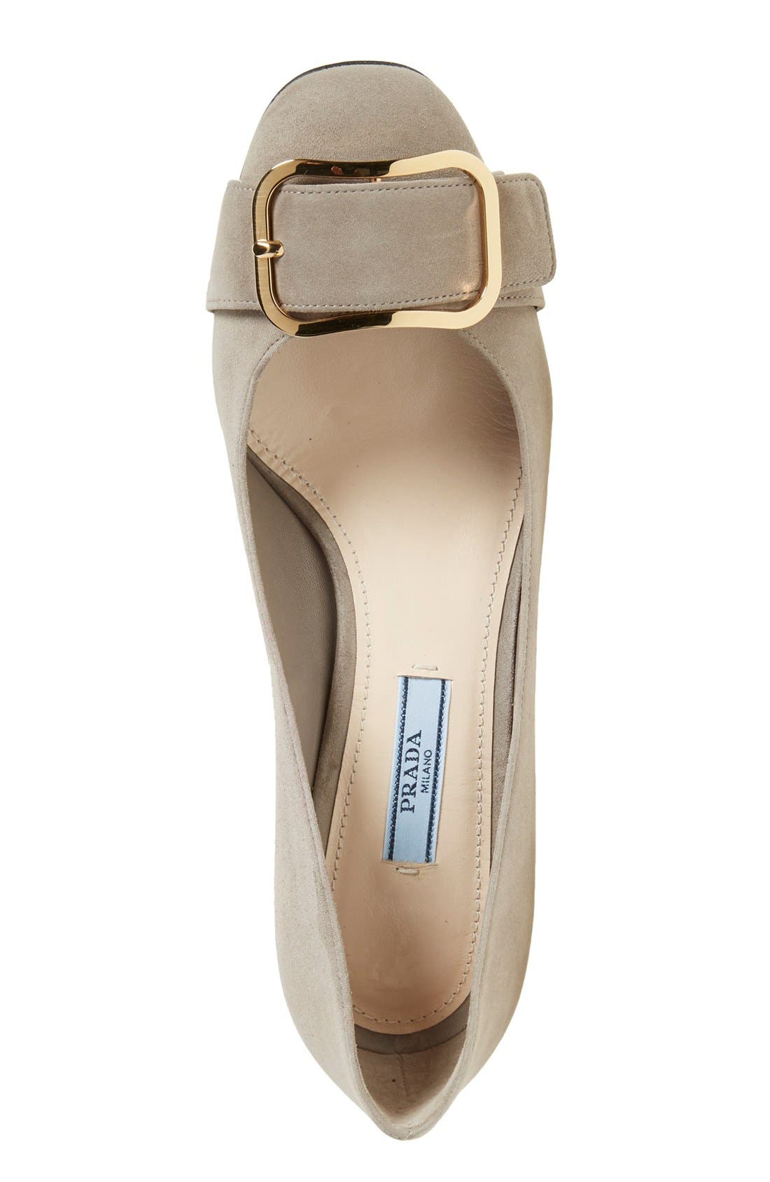 Prada Block Heel Pump, Alternate, color, 