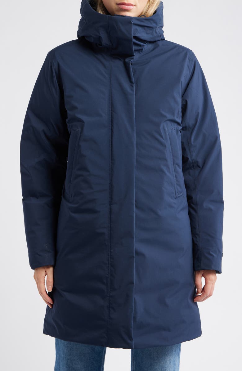 Helly Hansen Urban Pro Helly Tech<sup>®</sup> Down & Feather Fill Coat, Main, color, Navy