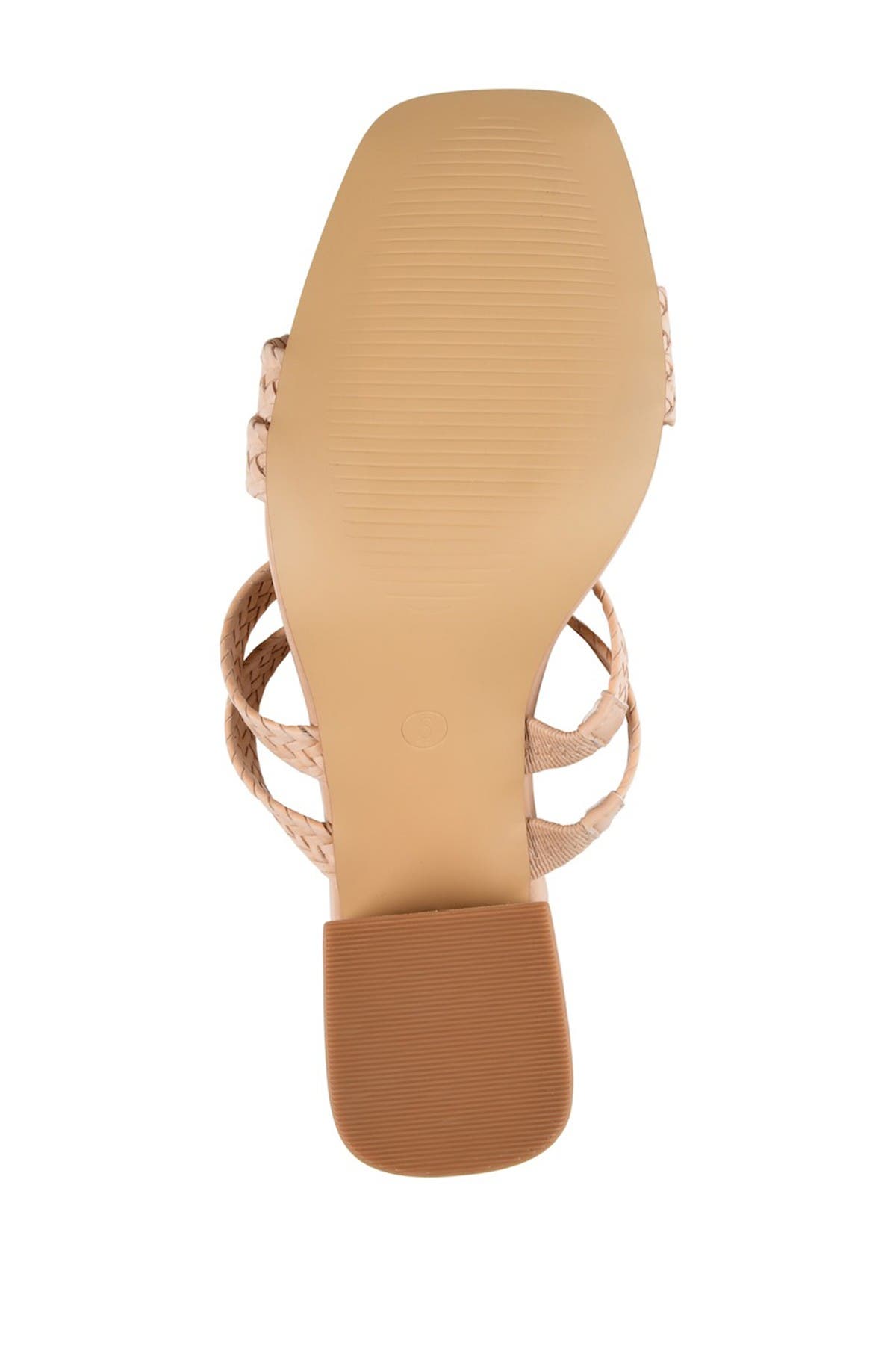 JOURNEE Natia Strappy Block Heel Sandal, Alternate, color, TAN
