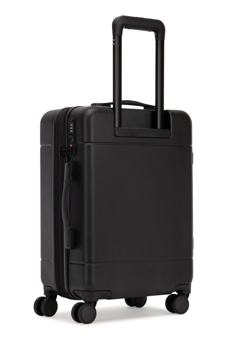 Hue 22-Inch Expandable Carry-On Suitcase, Alternate, color, BLACK