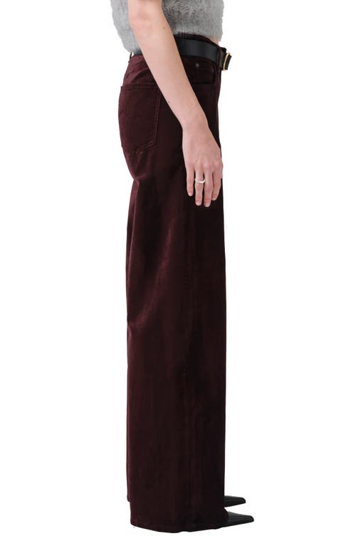 Citizen Of Humanity Citizens Of Humanity Loli Mid Rise Baggy Velvet Jeans