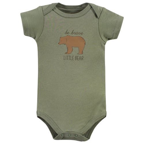 Hudson Baby Soft Cotton Bodysuit Triple Pack