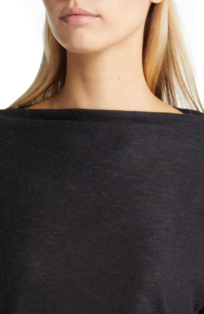 Caslon<sup>®</sup> Boat Neck Long Sleeve Top, Alternate, color,