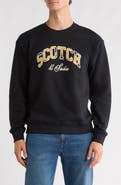 Scotch & Soda Relaxed Fit Graphic Fleece Sweatshirt