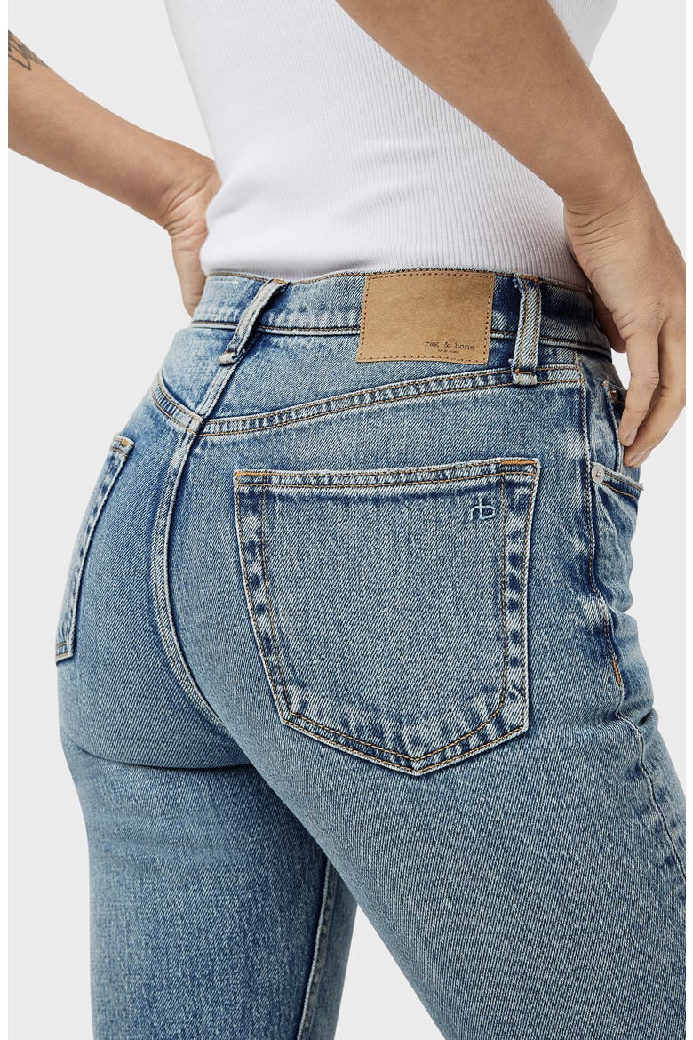 Wren Ripped High Waist Ankle Slim Jeans, Alternate, color, EVERLY