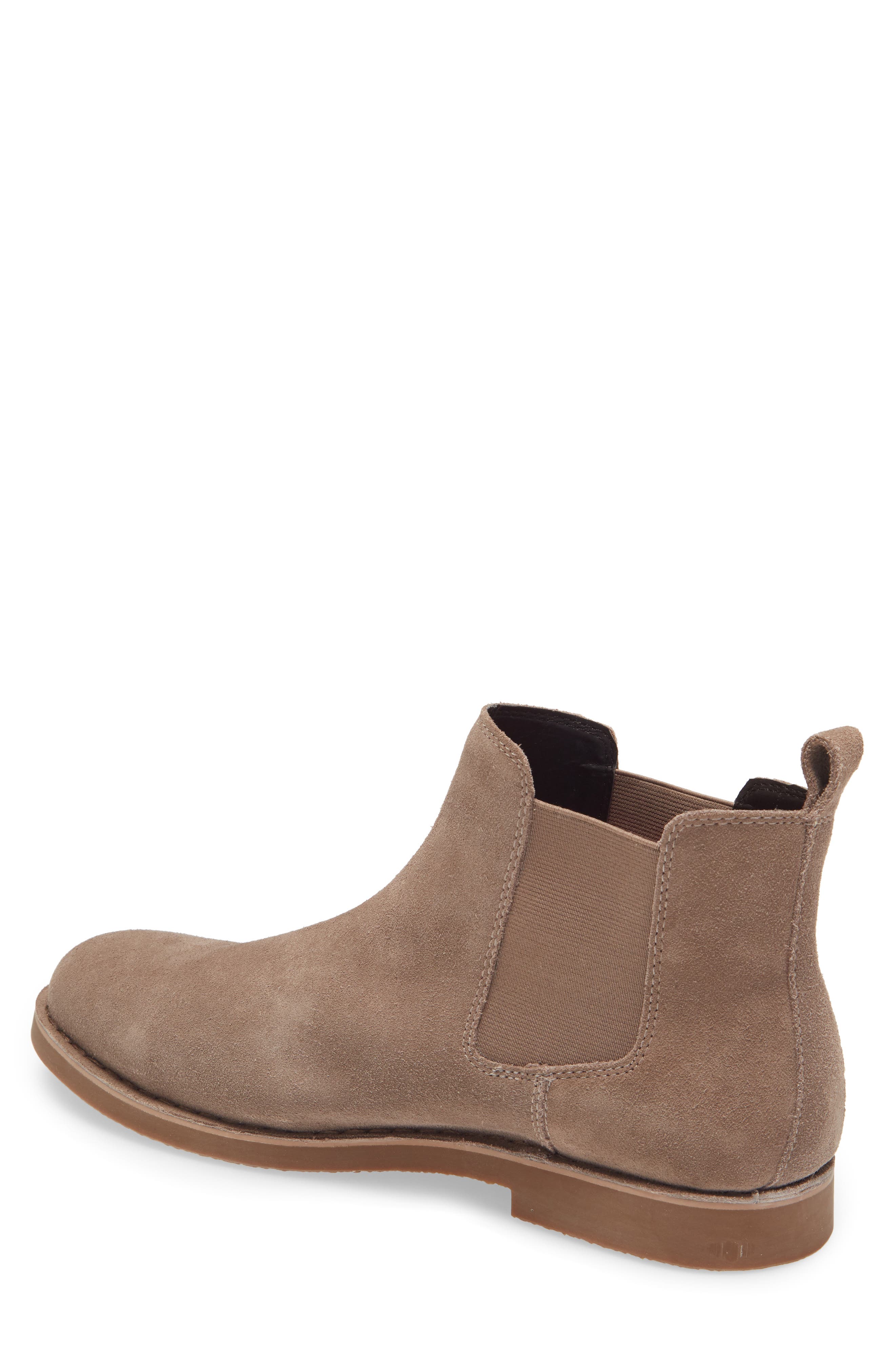 BP. Payce Suede Chelsea Boot, Alternate, color, Taupe Suede