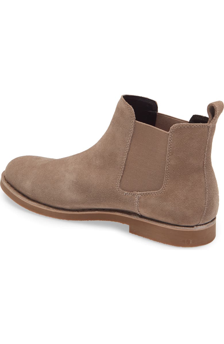 BP. Payce Suede Chelsea Boot, Alternate, color, Taupe Suede