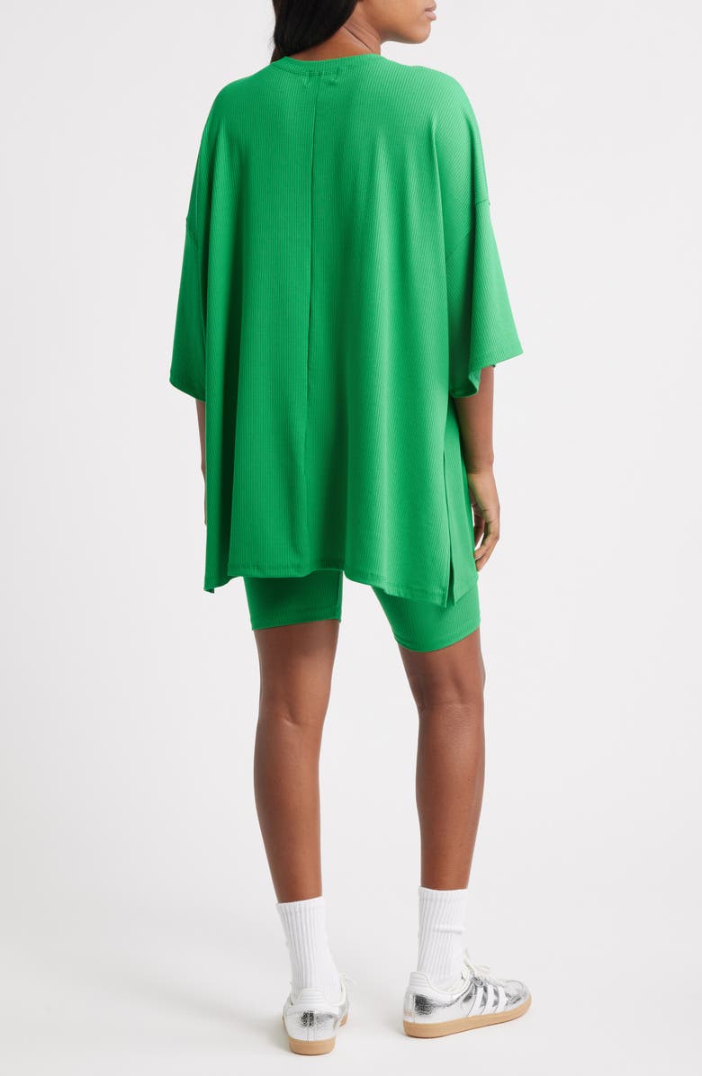 Dressed in Lala Malone Rib Oversize T-Shirt & Shorts Set, Alternate, color,