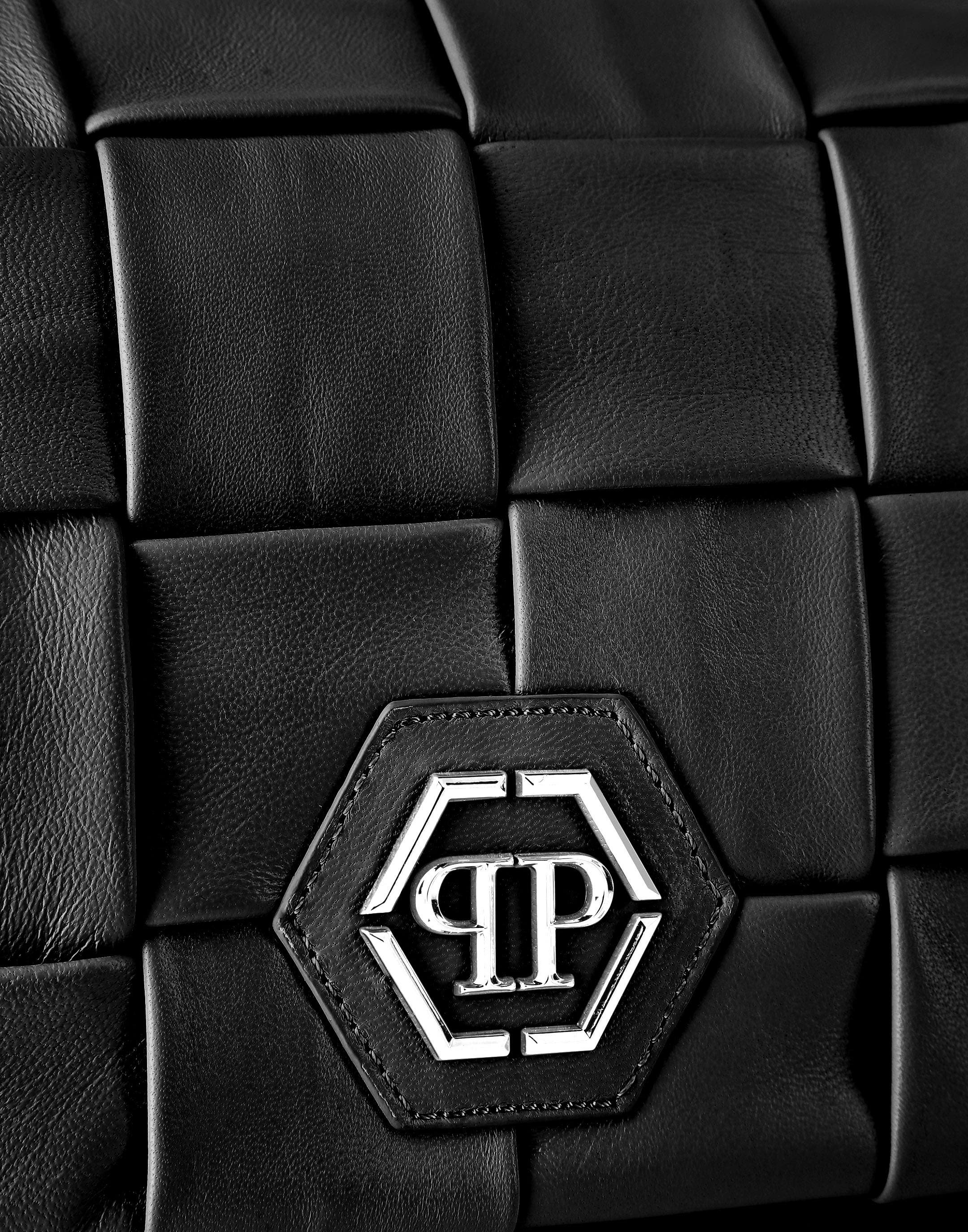 Shoulder Bag Hexagon Women, Alternate, color, black