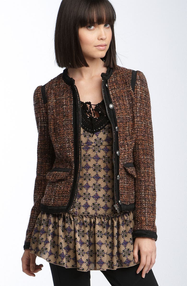 Free People Tweed Jacket, Main, color, 