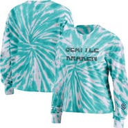 WEAR by Erin Andrews Women's WEAR by Erin Andrews Light Blue Seattle Kraken Tie-Dye Long Sleeve T-Shirt