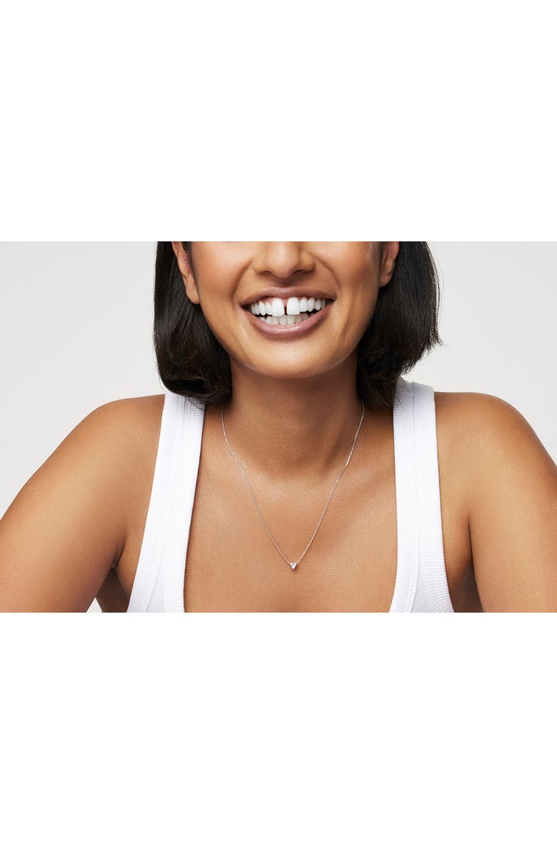 LIGHTBOX 0.375-Carat Lab Grown Trillion Diamond Necklace, Alternate, color, 