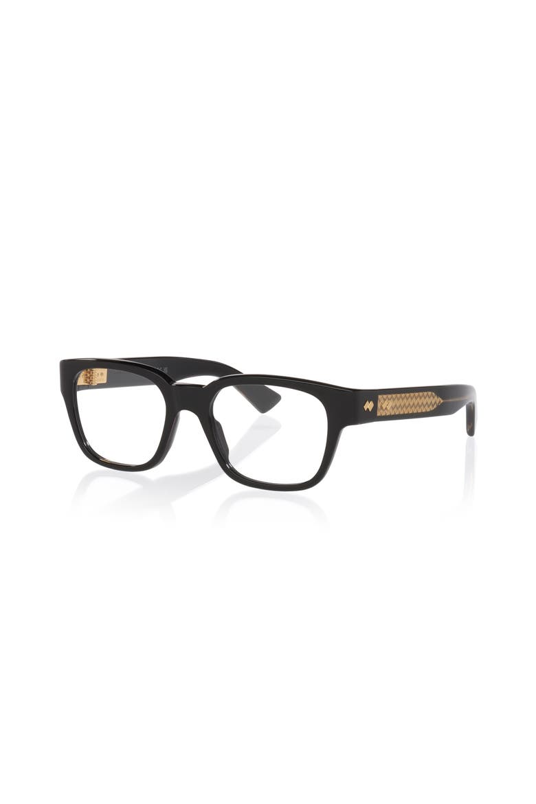 52mm Rectangle optical glasses, Main, color, Black