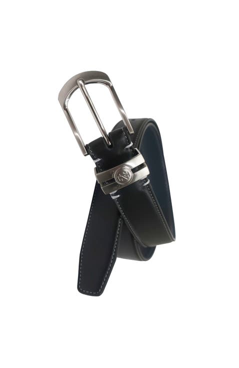 Golf Stretch Comfort Leather Belt Metal Keeper