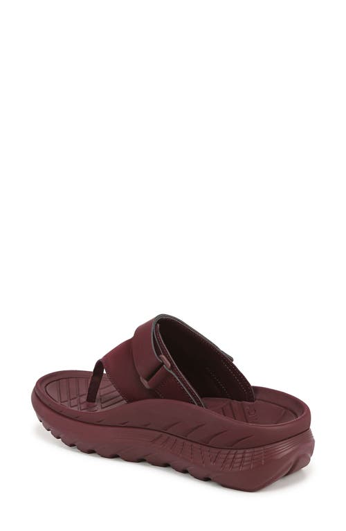 Vionic Restore Ii Flip Flop In Burgundy