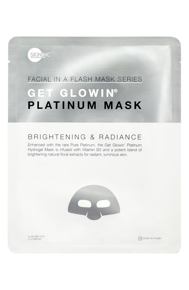 SKIN INC<sup>®</sup> SUPPLEMENT BAR Skin Inc. Get Glowin' Platinum Mask, Main, color, 