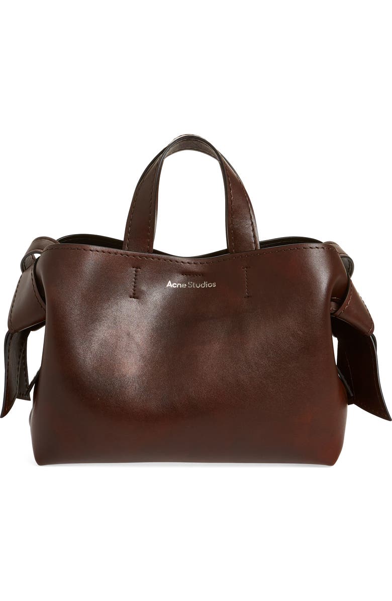 Acne Studios Musubi Leather Tote, Main, color,