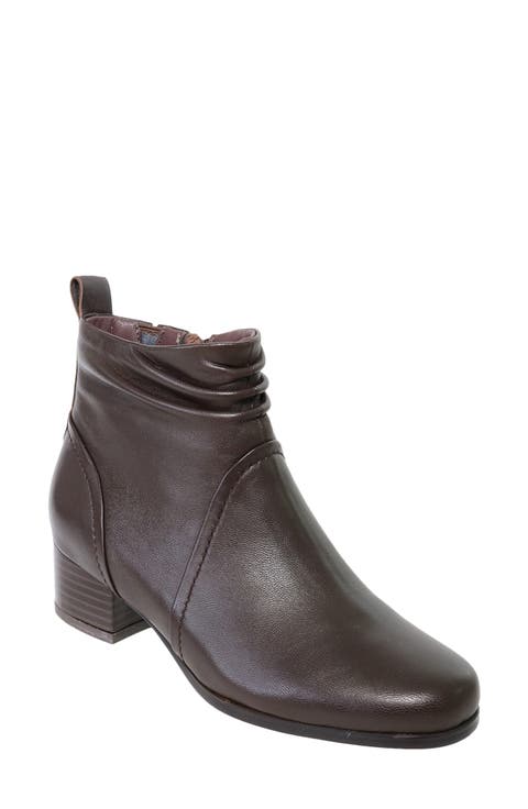 Nifty Leather Bootie
