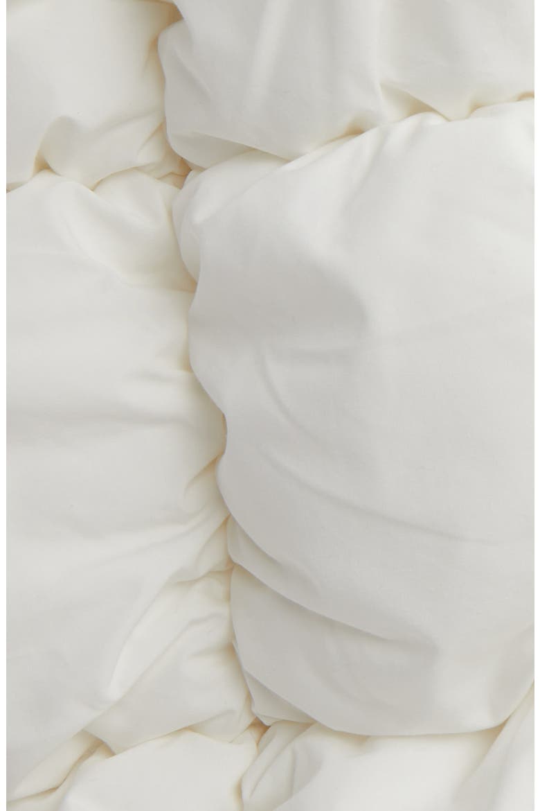 Cozy Quilted Organic Cotton Comforter (Nordstrom Exclusive), Alternate, color, CREAM
