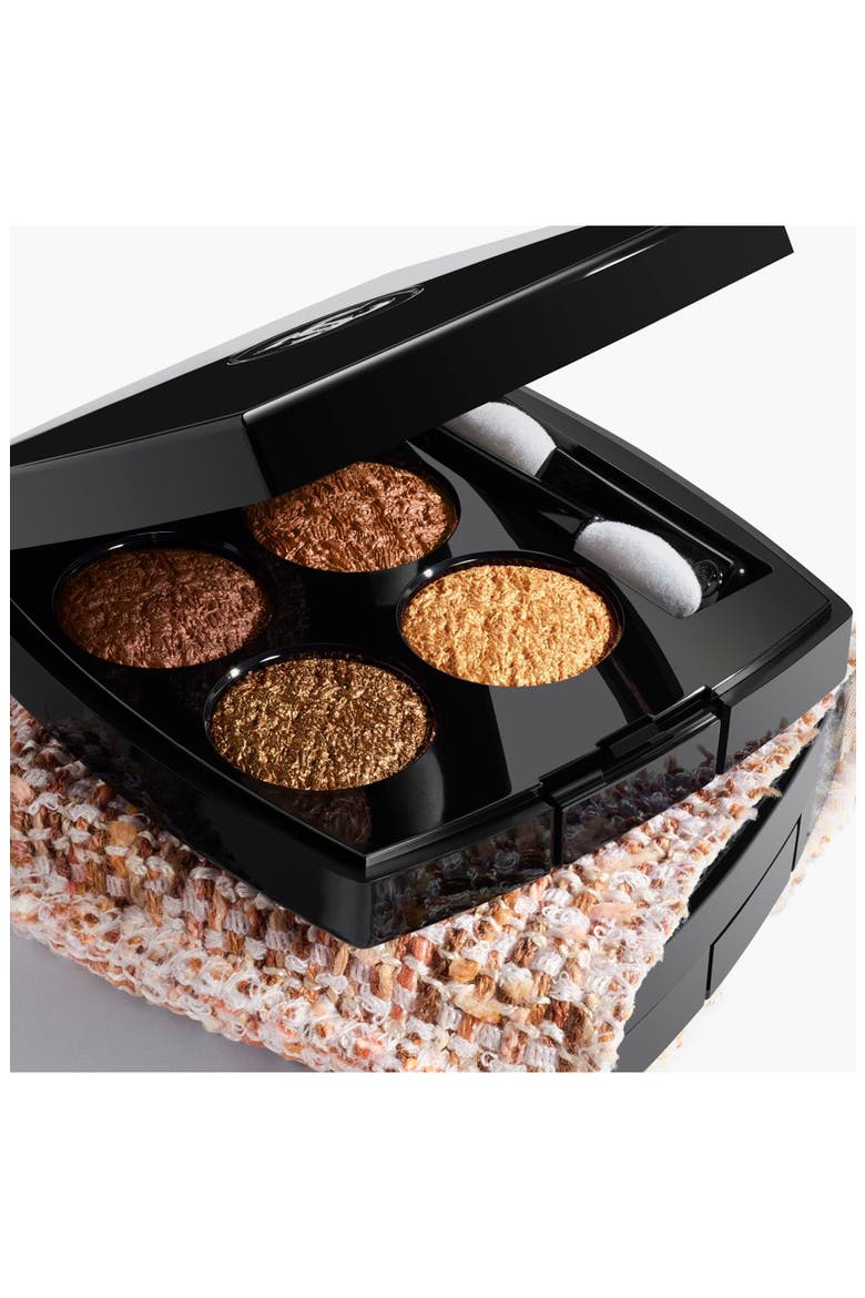 LES 4 OMBRES TWEED Limited Edition Multi-Effect Quadra Eyeshadow Palette (Nordstrom Exclusive), Alternate, color, 01 TWEED CUIVRE