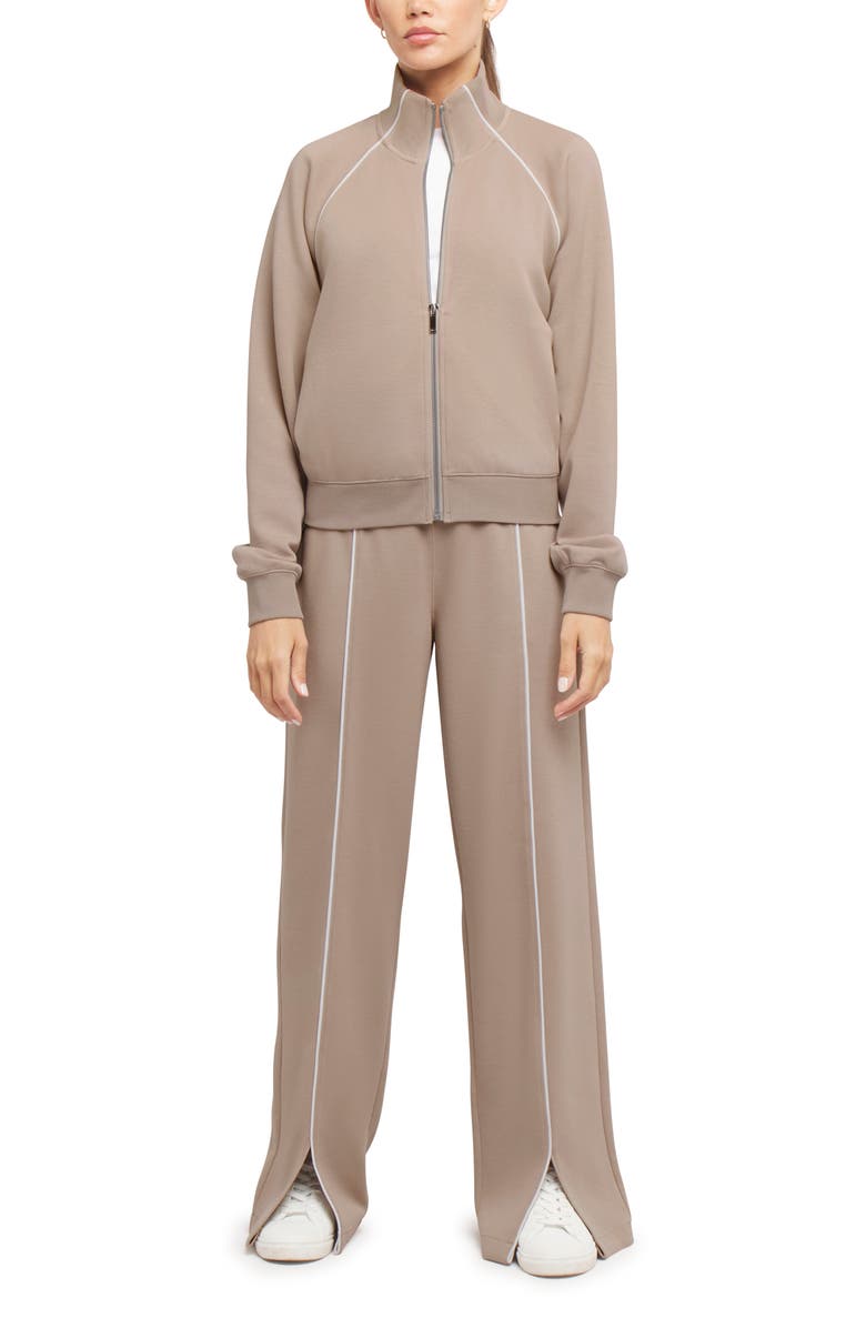 SPANX<sup>®</sup> Airpiqué Straight Leg Pants, Alternate, color, Ashwood